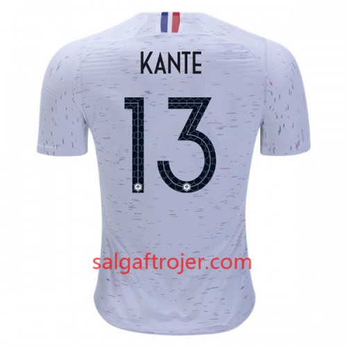 Frankrig Fodboldtrøjer Kante 13 Udebanesæt VM 2018 Frankrig Fodboldtrøjer Kante 13 Udebanesæt VM 2018